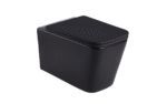 Gio Sintra Wall Hung Pan Matt Black - Image 2