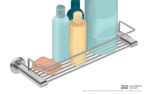 Bathroom Butler Shower Rack 330mm - Image 3
