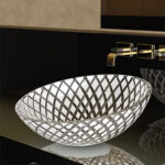 Glass Design Xeni White Basin
