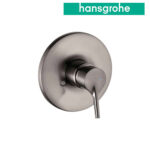 Hansgrohe Talis S Single lever shower mixer for concealed installation Brushed Black Chrome & Body