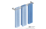 Bathroom Butler Double Towel Rail 650mm - Image 4