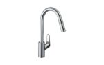 Hansgrohe Decor Kitchen Sink Mixer With Pull Out Chrome - Image 2
