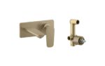 Kohler Aleo Brushed Bronze Wall Type Basin Mixer & Body - Image 2