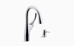 Kohler Mazz Pull Down Kitchen Sink Mixer - Image 2