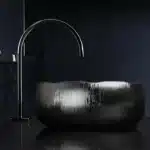 Glass Design Mode Lux Dark Inox Basin