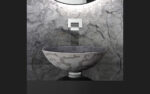 Glass Design Luna 44 Crystal/Concrete Basin - Image 2