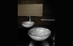 Glass Design Luna 44 Crystal/Concrete Basin - Image 3