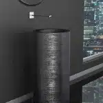 Glass Design Tommy Metropol Basin Matt Black