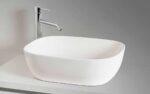 Gio Lilly Elliptical Counter Top Basin White - Image 2