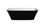Dado Carmen Freestanding Bath Matt Black - Image 2