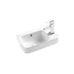 Gio Marco Rectangle White Counter Top/Wall Hung Basin
