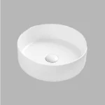 Gio Sianna White Round Counter Top Basin