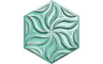 Ivy Teal 285x330mm - Image 4