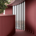 Stripes Garnet 75x300mm
