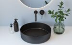 Meir Metal Basin Round Matt Black - Image 2