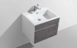Gio Simplicity 600 Vanity & Basin Front Panel Cement - Image 2