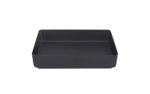 Meir Metal Basin Rectangular Matt Black - Image 2