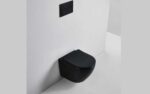 Alvito Wall Hung Pan Matt Black - Image 2