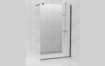 TAT 1200 Walk In Shower Matt Black - Image 3