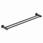 Bathroom Butler 8585MBLK Double Towel Rail 800mm
