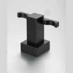 Malta Black Double Robe Hook