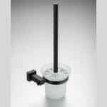 Malta Black Toilet Brush Holder