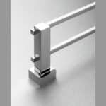 Malta Chrome Double Towel Rail