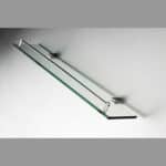 Malta Chrome Glass Shelf