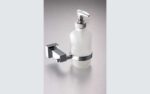 Malta Chrome Soap Dispenser Glass - Image 2