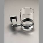Malta Chrome Tumbler Holder & Glass