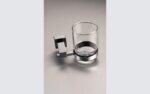 Malta Chrome Tumbler Holder & Glass - Image 2
