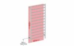 Bathroom Butler NATURAL 12 Bar 650mm Straight Heated Towel Rail with PTSelect Switch - Image 4