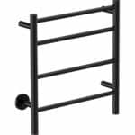 Bathroom Butler NATURAL 4 Bar 500mm Straight Heated Towel Rail with PTSelect Switch