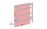 Bathroom Butler NATURAL 4 Bar 500mm Straight Heated Towel Rail with PTSelect Switch - Image 4