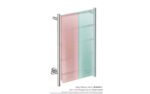 Bathroom Butler NATURAL 5 Bar 500mm Straight Heated Towel Rail Champagne Gold with PTSelect Switch - Image 3