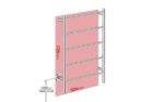Bathroom Butler NATURAL 5 Bar 500mm Straight Heated Towel Rail Champagne Gold with PTSelect Switch - Image 5