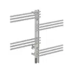 Bathroom Butler Loft Duo 12 Bar 1000mm Straight Heated Towel Rail With TDC Timer