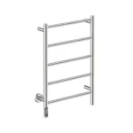 Bathroom Butler NATURAL 5 Bar 500mm Straight Heated Towel Rail with TDC Timer