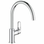 Grohe Bau Flow Kitchen Sink Mixer C-Spout