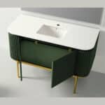 Mosaico Vero Crocky Vanity 1300mm Jade Green