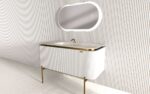 Mosaico Vero Crocky Vanity 1300mm White - Image 5