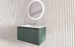 Mosaico Vero Delicious Vanity 800mm Jade Green - Image 4