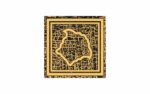 Versace Angle Medusa Oro Carbon 100x100mm - Image 2