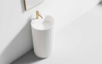 Mosaico Vero Crown Freestanding Pillar Basin - Image 2