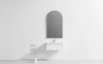 Mosaico Vero Arc Large Mirror Brushed Gold 1200x600x30mm - Image 4
