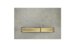Geberit Sigma 50 Actuator Concrete/Brass Buttons - Image 2