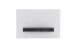 Geberit Sigma 50 Actuator White Glass/Black Chrome - Image 2
