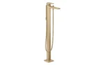 Hansgrohe Metropol Brush Bronze Freestanding Bath Mixer With Handshower - Image 2