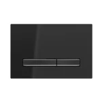 Geberit Sigma 50 Actuator Black Glass/Black Chrome