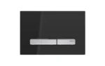 Geberit Sigma 50 Actuator Jet Black Perspex/Chrome - Image 2